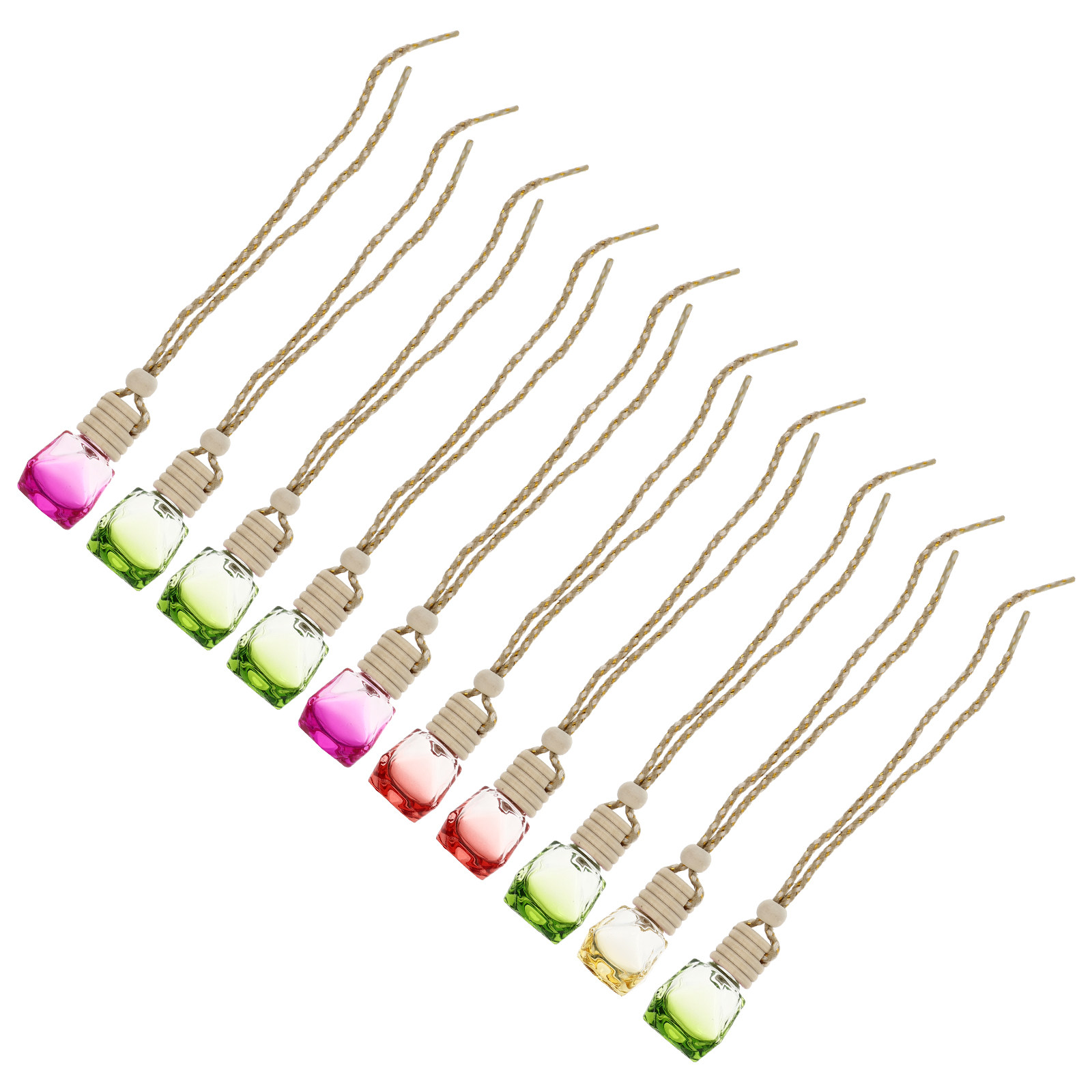 Fragrance Perfume Car - 10Pcs Hanging Car Perfume Bottles Refillable