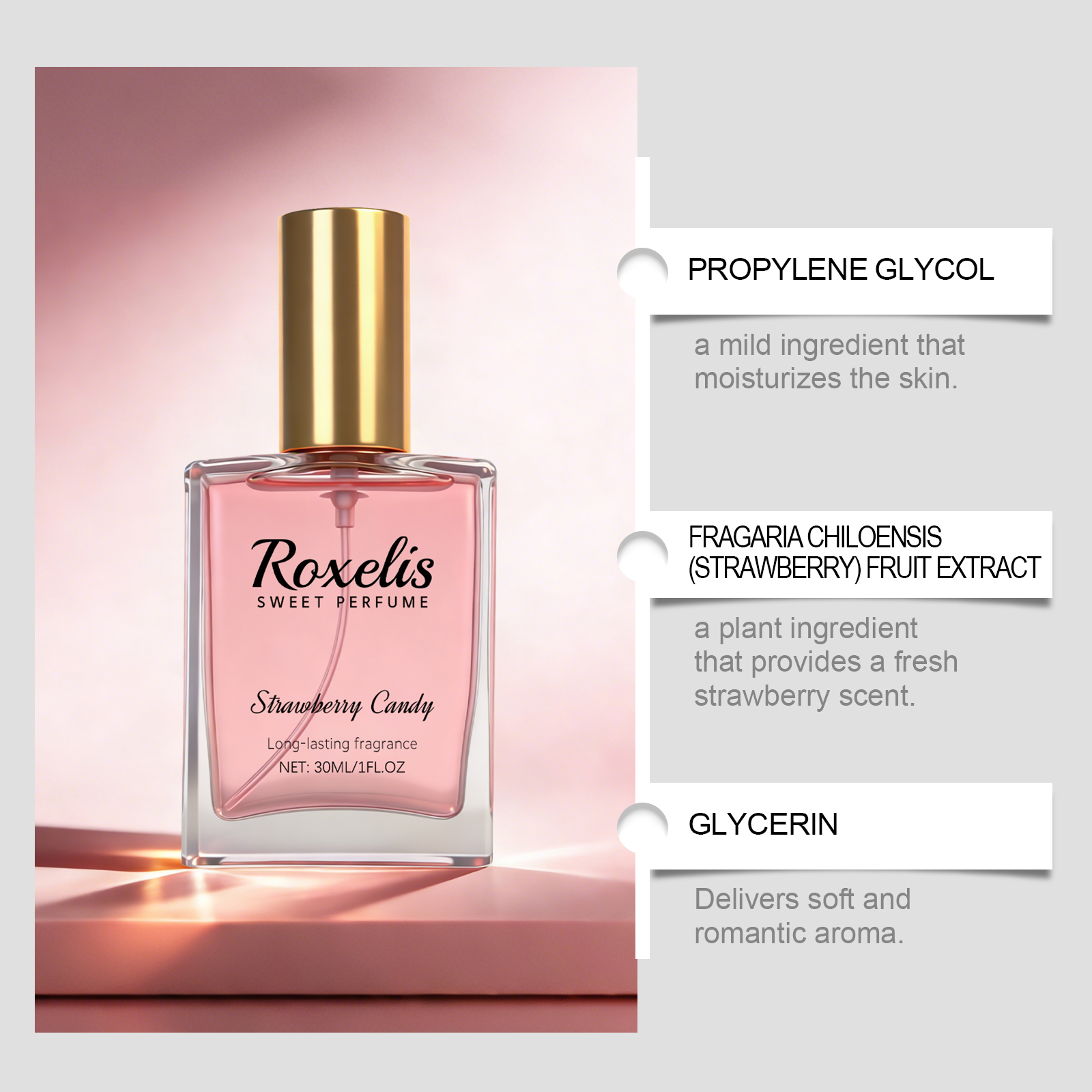 Strawberry Candy Sweet Fragran – Perfume Fresh Fragrance Bewertung und Preis
