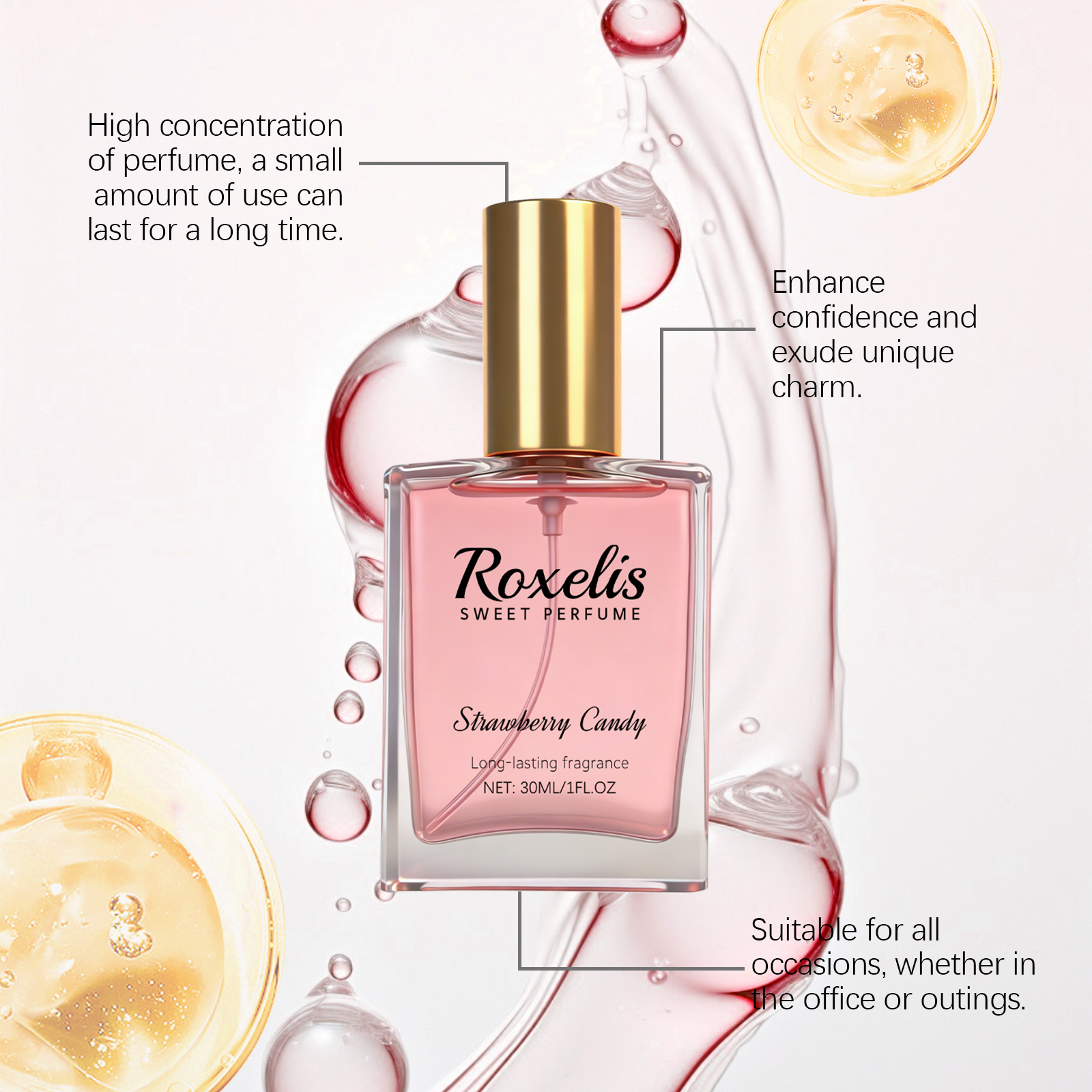 Strawberry Candy Sweet Fragran – Perfume Fresh Fragrance Bewertung und Preis