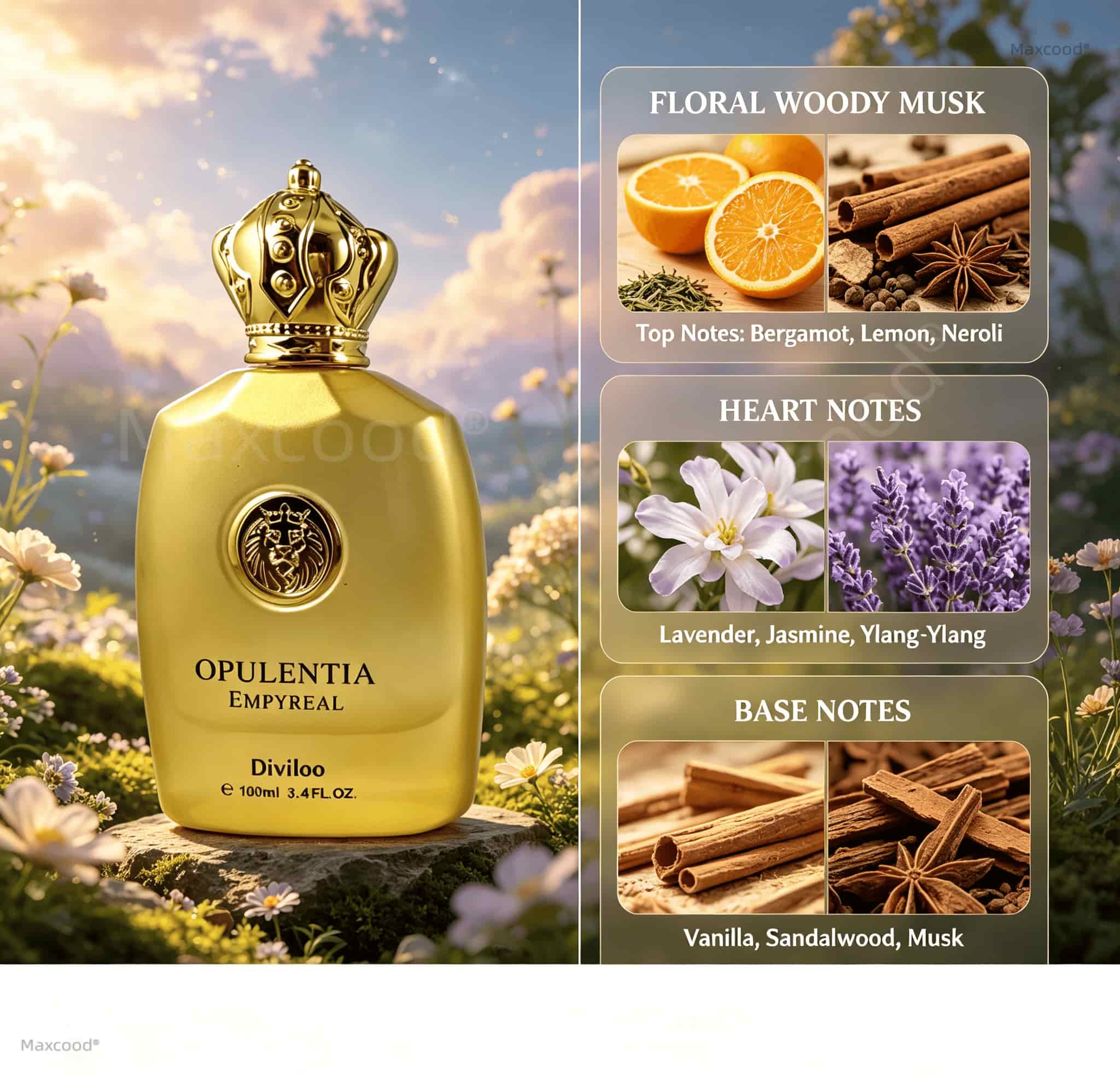 Floral, woody, and musky notes – Fragrance Perfume Note Bewertung und Preis