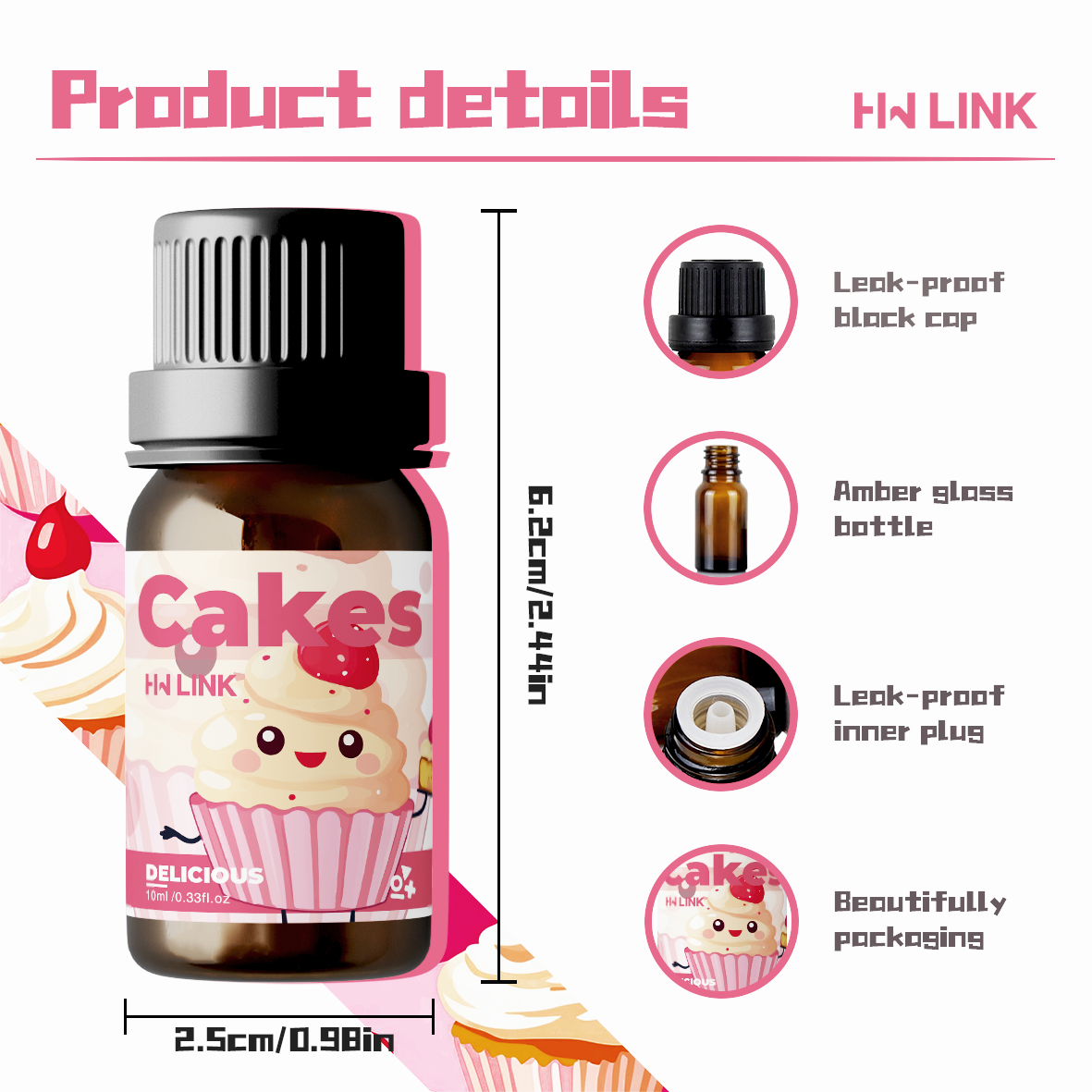 10ml Cakes Essential Oils Perf – Fragrance Perfume Car Bewertung und Preis