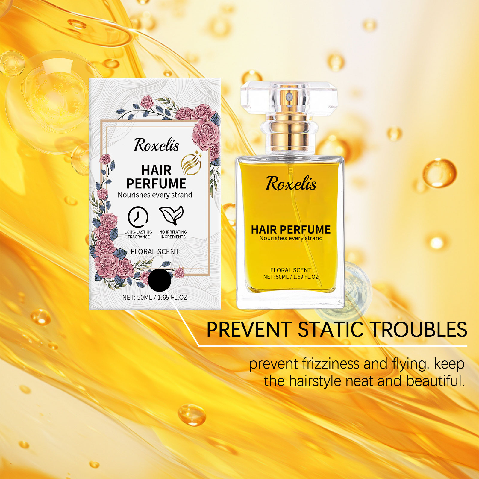Roxelis 50ml Freshing Floral P – Fragrance Perfume For Hair Bewertung und Preis