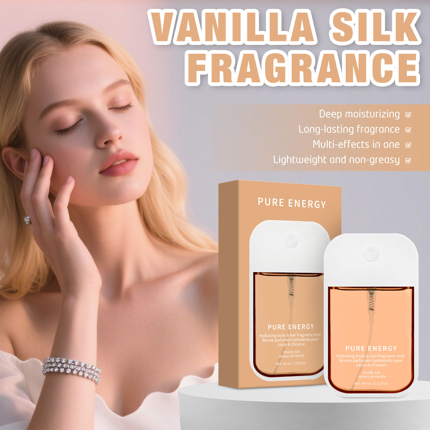 Vanilla Velvet Body Mist for W – Fragrance Perfume For Hair Bewertung und Preis